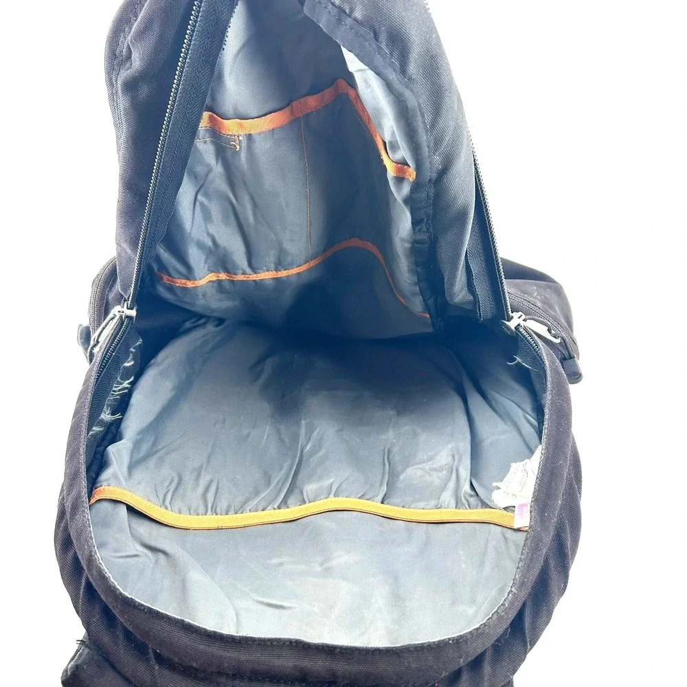 The North Face Mentor Commuter Backpack Black Padded Strap Hiking Travel Daypack